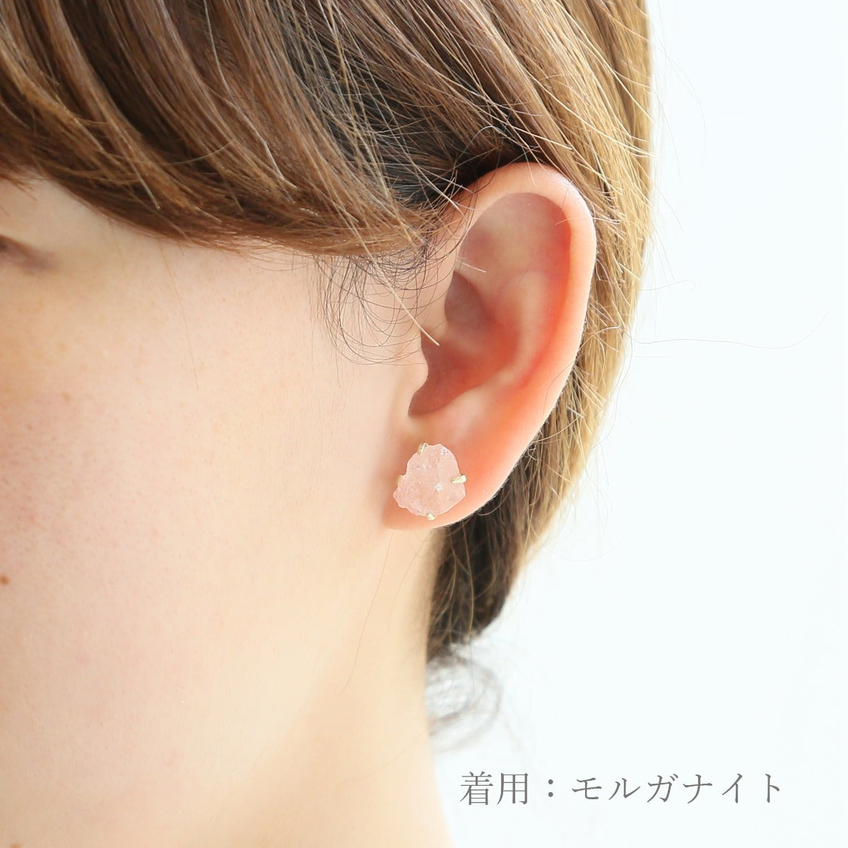 [Made to order] K10 color stone earrings (one ear) | 41-6645-6653 